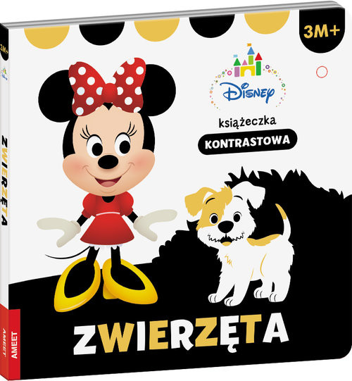 okładka Disney maluch 3m+ Zwierzęta książkeczka kontrastowa książka