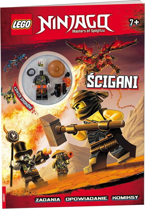 okładka Lego Ninjago Ścigani LNC-15 książka