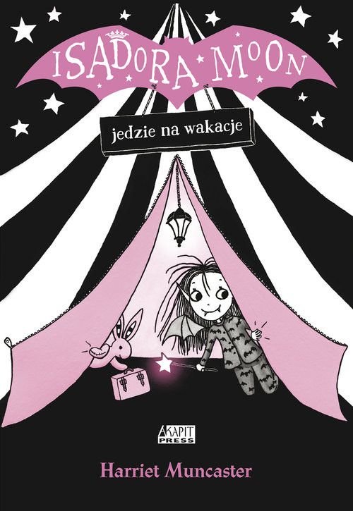 okładka Isadora Moon jedzie na wakacje książka | Harriett Muncaster