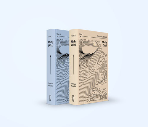 okładka Moby Dick Tom 1 i 2 książka | Herman Melville