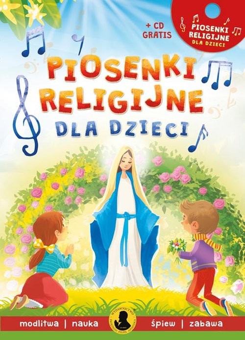 okładka Piosenki religijne dla dzieci + CD książka | Agnieszka Nożyńska-Demaniuk