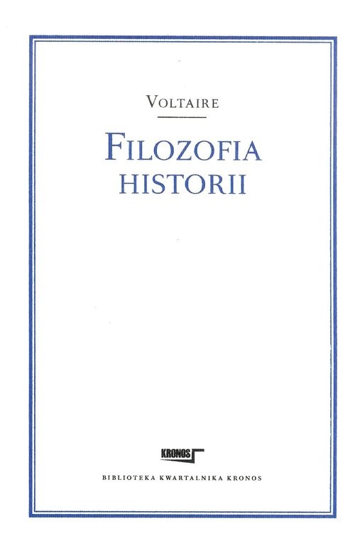 okładka Filozofia historii książka | Voltaire