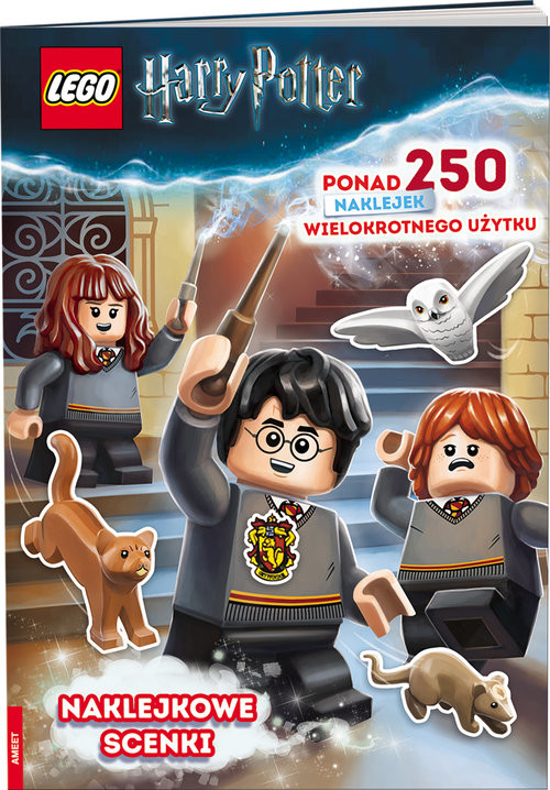 okładka Lego Harry Potter Naklejkowe scenki książka