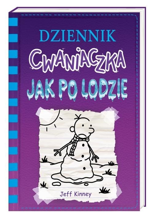 okładka Dziennik cwaniaczka 13 Jak po lodzie książka | Jeff Kinney