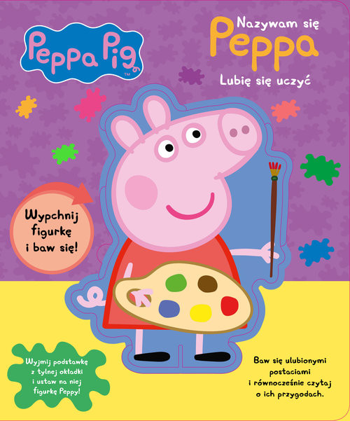 okładka Peppa Pig Nazywam się Peppa Lubię się uczyć książka
