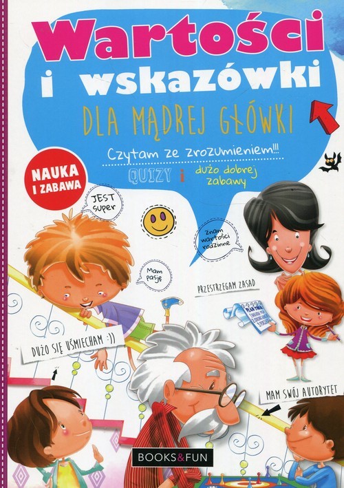 okładka Wartości i wskazówki dla mądrej główki książka | Agnieszka Nożyńska-Demianiuk