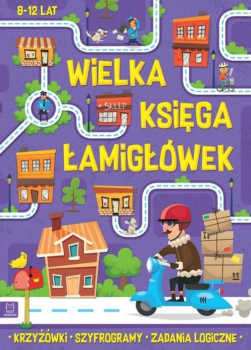 okładka Wielka księga łamigłówek książka