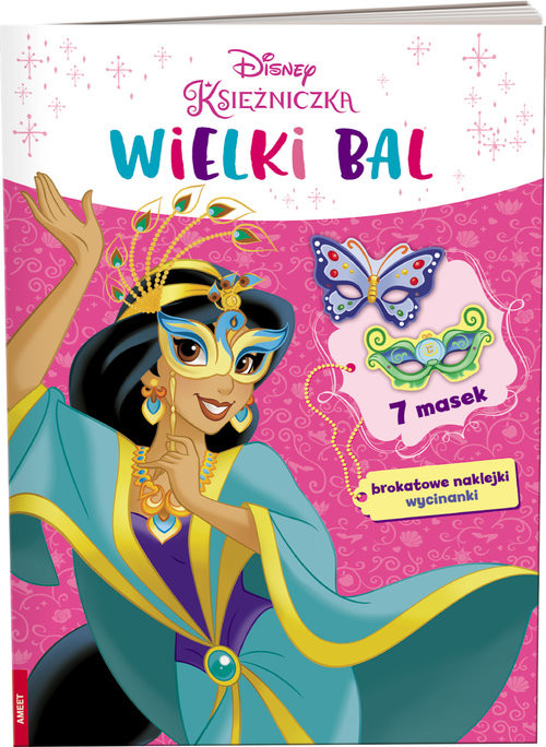 okładka Disney Księżniczka Wielki bal MASK-1 książka