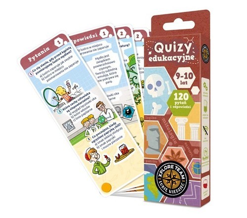 okładka Xplore Team Quizy edukacyjne 9-10 lat książka