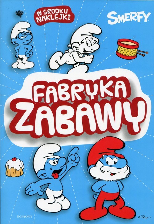 okładka Smerfy Fabryka zabawy książka