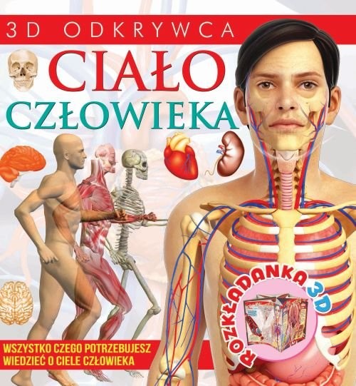 okładka Rozkładanka 3D Ciało człowieka książka | Praca Zbiorowa