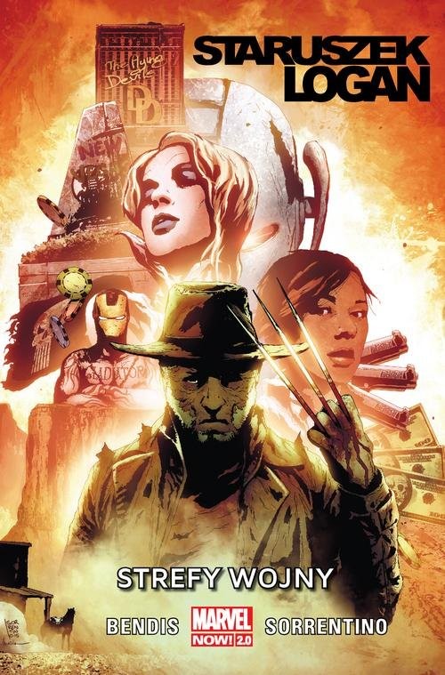 okładka Staruszek Logan Tom 1 Strefy wojny książka | Brian Michael Bendis