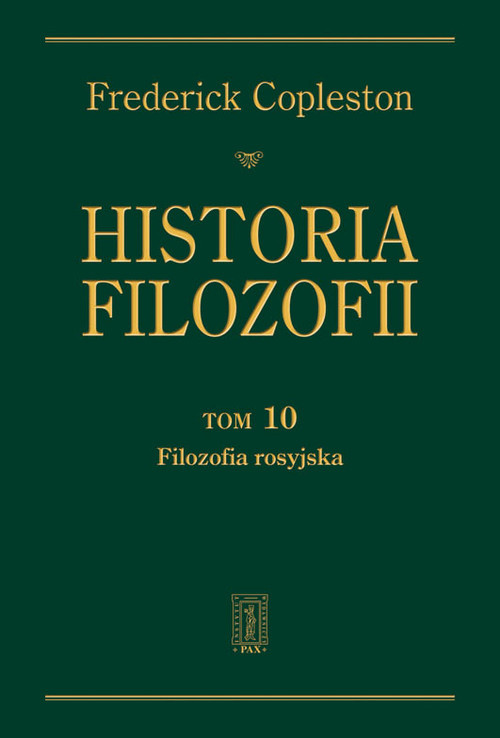okładka Historia filozofii Tom 10 Filozofia rosyjska książka | Frederick Copleston
