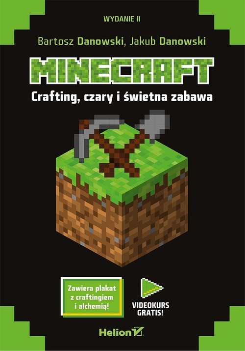 okładka Minecraft Crafting czary i świetna zabawa książka | Bartosz Danowski, Jakub Danowski