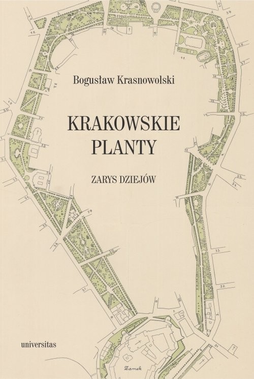okładka Krakowskie Planty zarys dziejów książka | Krasnowolski Bogusław