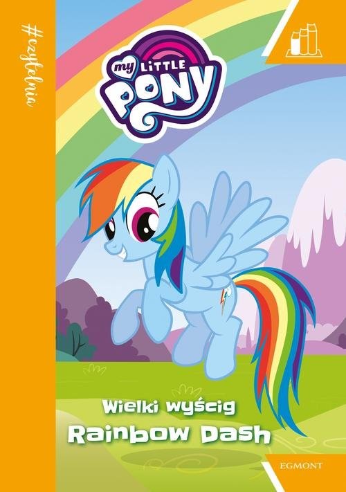 okładka My Little Pony Wielki wyścig Rainbow Dash książka