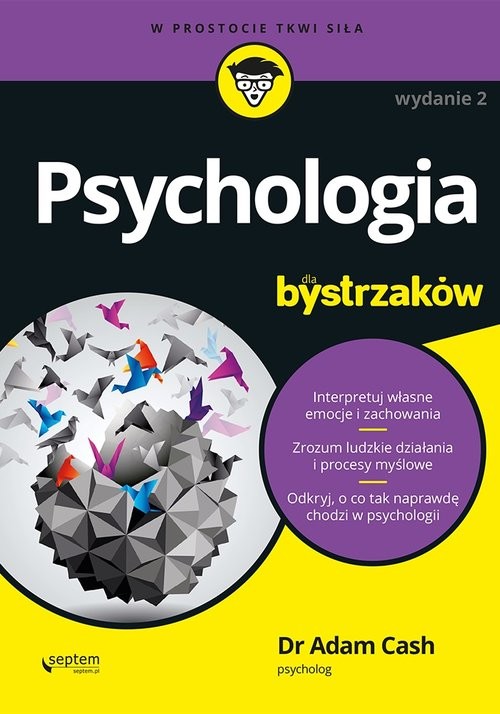 okładka Psychologia dla bystrzaków książka | Adam Cash