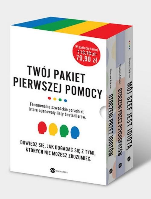 okładka Twój pakiet pierwszej pomocy. Dowiedz się, jak dogadać się z tymi, których nie możesz zrozumieć książka | Thomas Erikson
