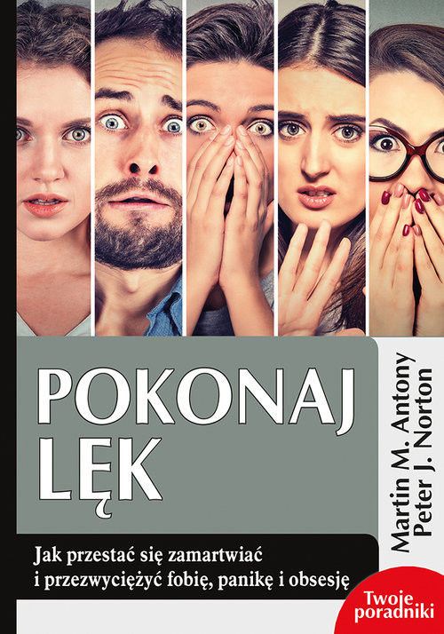 okładka Pokonaj lęk Jak przestać się zamartwiać i  przezwyciężyć fobię, panikę i obsesję książka | Martin M. Antony, Peter J. Norton