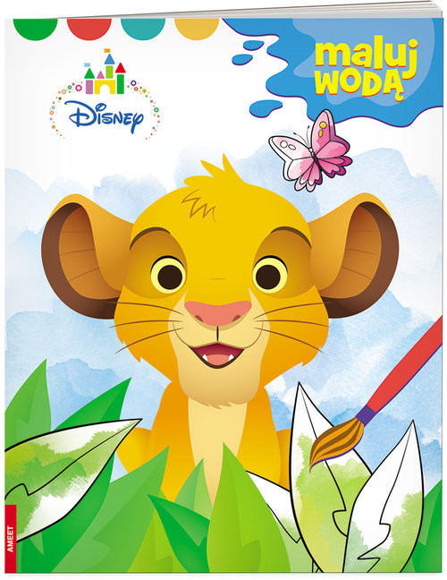 okładka Disney Maluch Maluj wodą MW-9201 książka