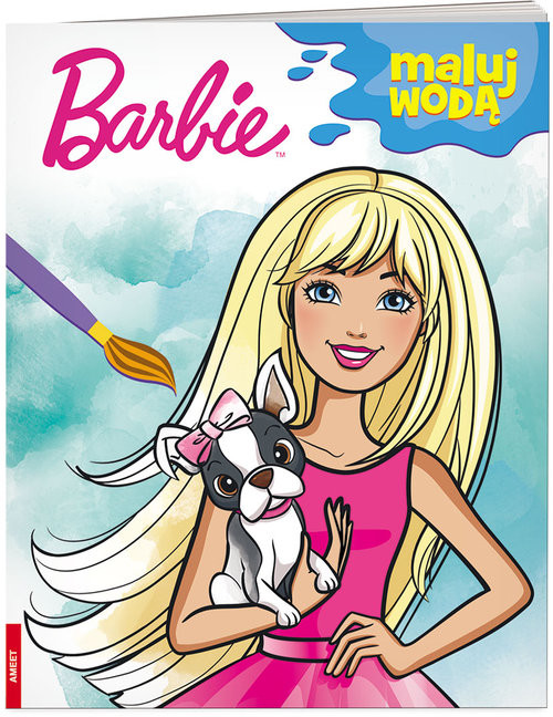 okładka Barbie Maluj wodą MW-1101 książka