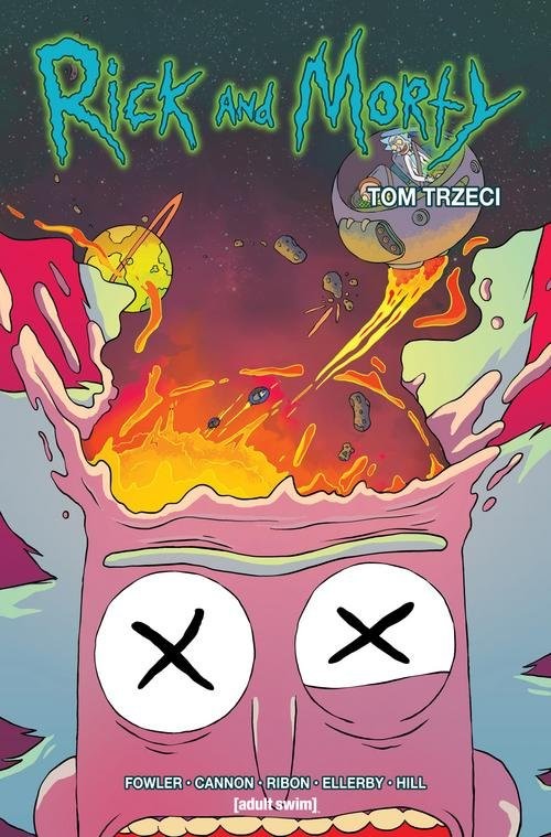 okładka Rick i Morty Tom 3 książka | Fowler Tom