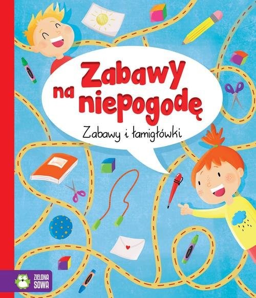 okładka Zabawy na niepogodę Zabawy i łamigłówki książka