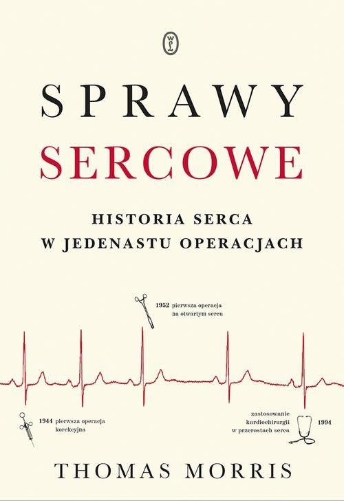 okładka Sprawy sercowe Historia serca w jedenastu operacjach książka | Morris Thomas