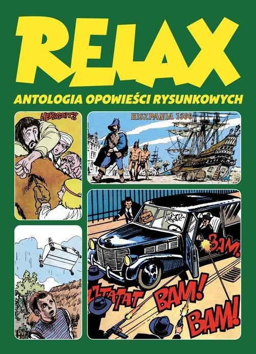 okładka Relax Antologia opowieści rysunkowych Tom 3 książka