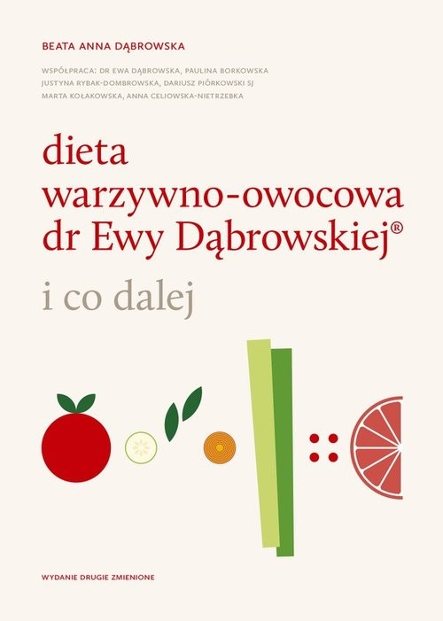 okładka Dieta warzywno-owocowa dr Ewy Dąbrowskiej i co dalej książka | Beata Anna Dąbrowska