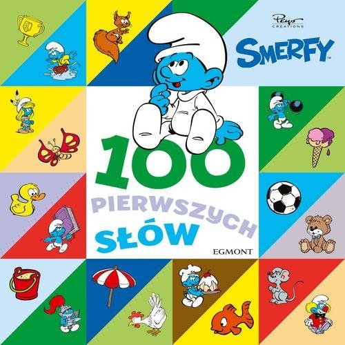 okładka Smerfy 100 pierwszych słów książka