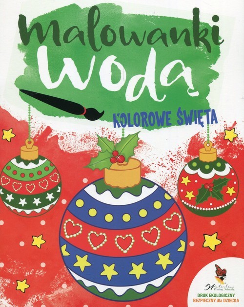 okładka Malowanki wodą Kolorowe święta książka