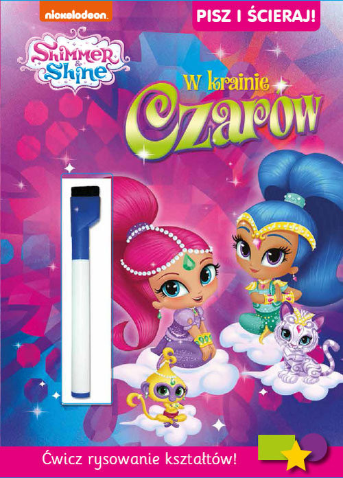 okładka Shimmer i Shine Pisz i ścieraj książka