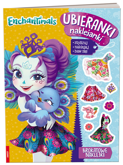 okładka Enchantimals Ubieranki naklejanki SDU-1301 książka