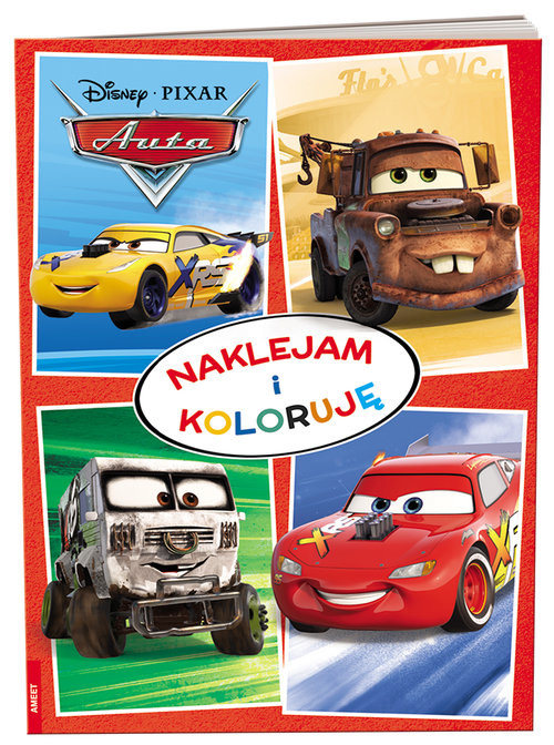 okładka Auta Naklejam i koloruję NAK-9102 książka