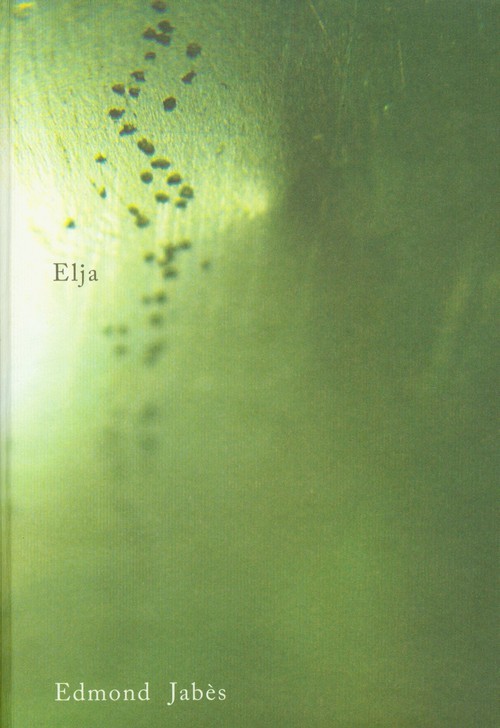 okładka Elja książka | Edmond Jabes