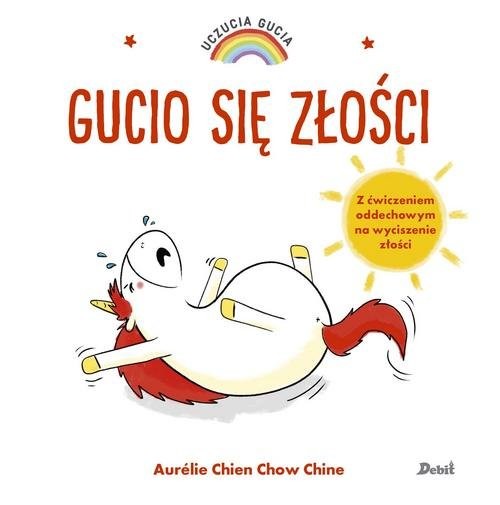 okładka Uczucia Gucia Gucio się złości książka | Aurelie Chien, Chow Chine
