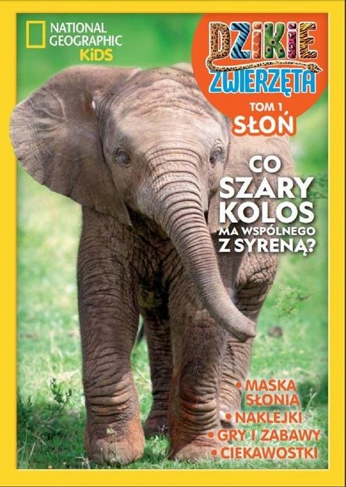 okładka Dzikie Zwierzęta Słoń Tom 1 książka