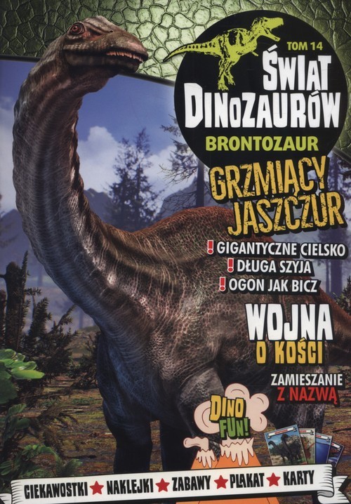 okładka Świat Dinozaurów 14/2019 Brontosaurus książka