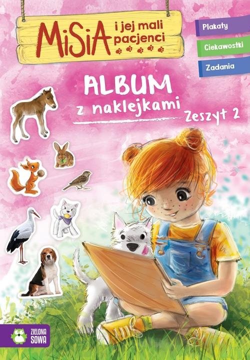 okładka Misia i jej mali pacjenci Album z naklejkami Zeszyt 2 książka | Praca Zbiorowa