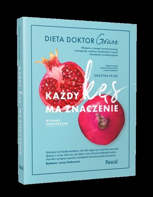 okładka Każdy kęs ma znaczenie. Dieta doktor Grace książka | Dr Grażyna Pająk (drGRACE)