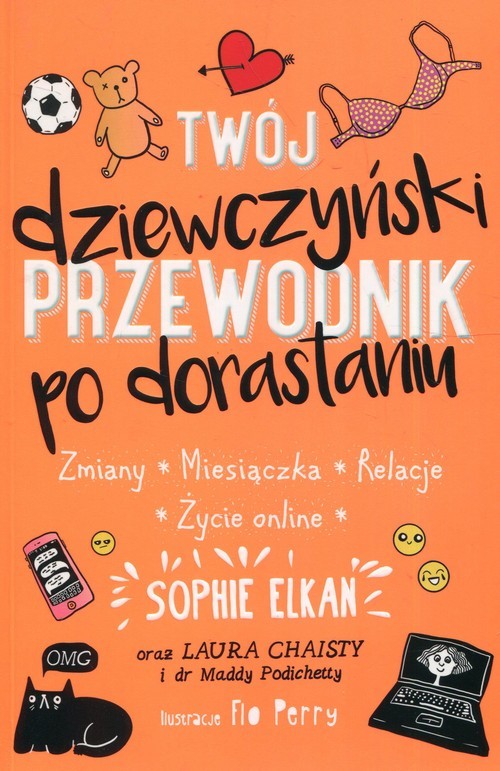 okładka Twój dziewczyński przewodnik po dorastaniu książka | Elkan Sophie
