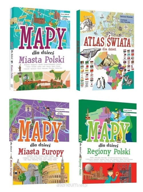 okładka Mapy dla dzieci Pakiet książka