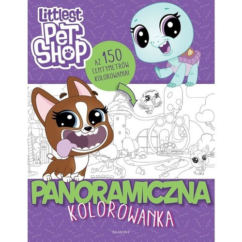 okładka Littlest Pet Shop Panoramiczna kolorowanka książka