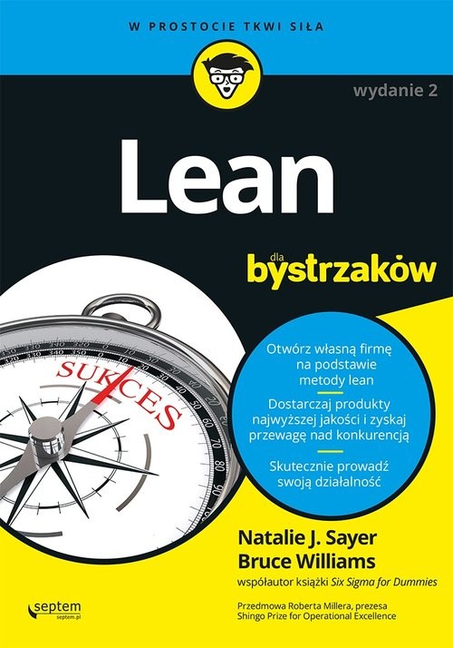 okładka Lean dla bystrzaków książka | Natalie J. Sayer, Bruce Williams