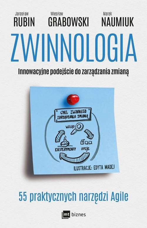 okładka Zwinnologia Innowacyjne podejście do zarządzania zmianą książka | Jarosław Rubin, Wiesław Grabowski, Marek Naumiuk