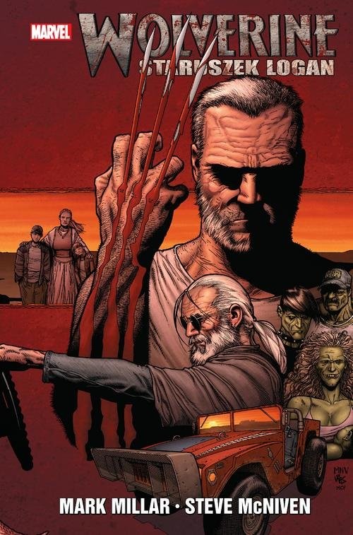 okładka Wolverine Staruszek Logan książka | Millar Mark