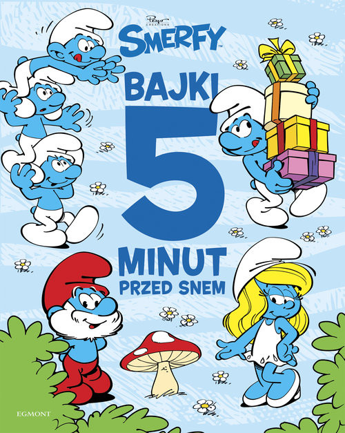 okładka Smerfy Bajki 5 minut przed snem książka | Opracowania Zbiorowe