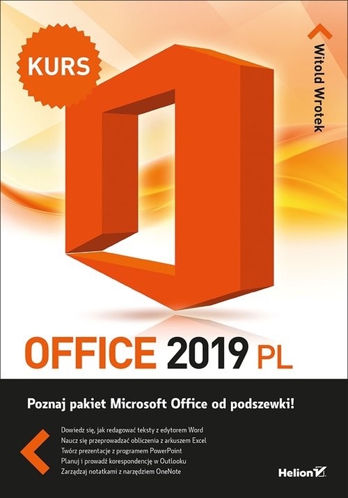okładka Office 2019 PL. Kurs książka | Witold Wrotek