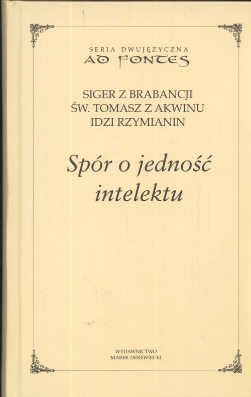 okładka Spór o jednosć intelektu książka | Mikołaj Olszewski